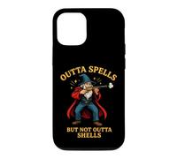 Funny Wizard Saying Outta Spells But Not Outta Shells Case for iPhone 12/12 Pro