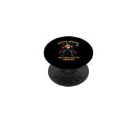 Funny Wizard Saying Outta Spells But Not Outta Shells PopSockets Adhesive PopGrip