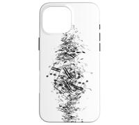 Funny Wobbly Piano Music Notes - Pianist & Musician Graphic Case for iPhone 16 Pro Max
