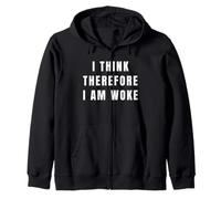 Funny Woke Pro Equality Feminist Human Rights Political Zip Hoodie