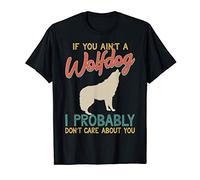 Funny Wolfdog Wolf Dog Wolves Breeder Mom Dad Men Women Kids T-Shirt