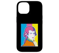 Funny Wolfgang Mozart Portrait Pop Art Style Case for iPhone 14