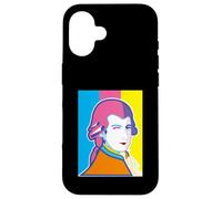 Funny Wolfgang Mozart Portrait Pop Art Style Case for iPhone 16