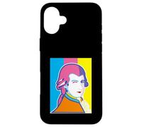 Funny Wolfgang Mozart Portrait Pop Art Style Case for iPhone 16 Plus