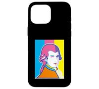 Funny Wolfgang Mozart Portrait Pop Art Style Case for iPhone 16 Pro Max