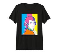 Funny Wolfgang Mozart Portrait Pop Art Style Premium T-Shirt