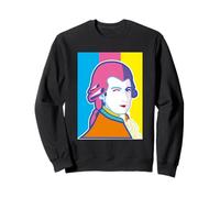 Funny Wolfgang Mozart Portrait Pop Art Style Sweatshirt