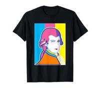 Funny Wolfgang Mozart Portrait Pop Art Style T-Shirt