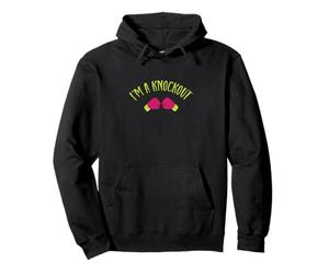 Funny Women Boxer Pun I'm a knockout Girls Boxing Humor Pullover Hoodie
