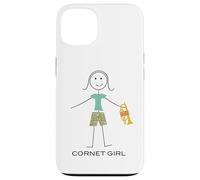 Funny Women Cornet Girl Cornetist Cornet Player Case for iPhone 13