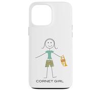 Funny Women Cornet Girl Cornetist Cornet Player Case for iPhone 13 Pro Max