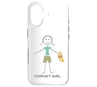 Funny Women Cornet Girl Cornetist Cornet Player Case for iPhone 17