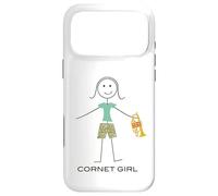 Funny Women Cornet Girl Cornetist Cornet Player Case for iPhone 17 Pro Max