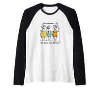 Funny Women Golf Tee Queens we Rule the Greens Raglan Baseball Tee