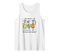 Funny Women Golf Tee Queens we Rule the Greens Tank Top