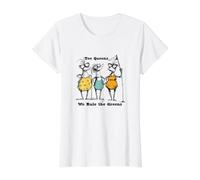 Funny Women Golf Tee Queens we Rule the Greens Value Graphic T-Shirt, Women, White, S