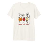 Funny Women GolfChicks with Sticks Premium T-Shirt