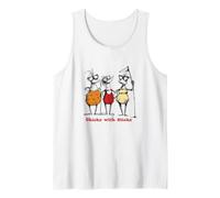 Funny Women GolfChicks with Sticks Tank Top