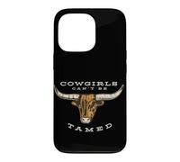 Funny Womens Cowgirls can't be tamed Case for iPhone 13 Pro