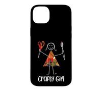 Funny Womens Crafty Design, Girls Crafting Case for iPhone 14 Plus