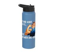 Funny Women's Equality and Employment Rights Stainless Steel Insulated Water Bottle