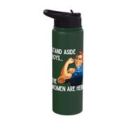 Funny Women's Equality and Employment Rights Stainless Steel Insulated Water Bottle
