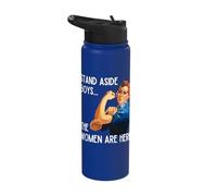Funny Women's Equality and Employment Rights Stainless Steel Insulated Water Bottle