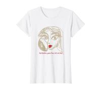 Funny Womens Football Red Lipstick, Game face, Let's do it Value Graphic T-Shirt