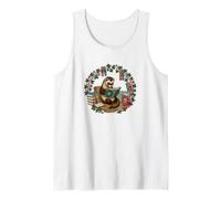 Funny Womens Girls Reading Books Read Mom Ferret Lover Tank Top