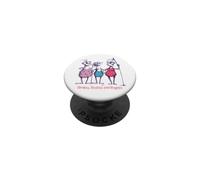 Funny Womens Golf Birdies, besties and bogeys PopSockets Adhesive PopGrip
