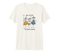 Funny Womens Golf Wine and Nine the Perfect Pairing Premium T-Shirt