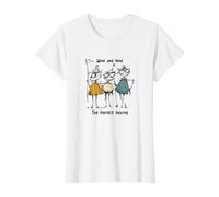 Funny Womens Golf Wine and Nine the Perfect Pairing Value Graphic T-Shirt, Women, White, L