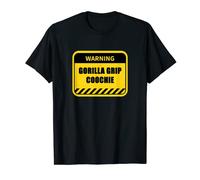 Funny Womens Gorilla Grip Coochie Warning T-Shirt
