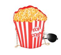 Funny Women's Handbags, Cute Handbag, Hamburger Style Shoulder Bag | For Travel Gym School Whether You Are Traveling To The Beach Or Preparing For School, This Bag Fits F, Popcorn, riferimento