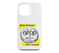 Funny Womens Hockey Puck princess with a slap shot Case for iPhone 13 Pro Max