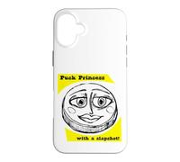 Funny Womens Hockey Puck princess with a slap shot Case for iPhone 16 Plus