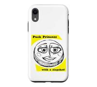 Funny Womens Hockey Puck princess with a slap shot Case for iPhone XR