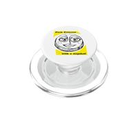 Funny Womens Hockey Puck princess with a slap shot PopSockets PopGrip for MagSafe