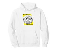 Funny Womens Hockey Puck princess with a slap shot Pullover Hoodie