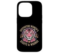Funny Women's I Support Women's Rights And Wrongs Aesthetic Case for iPhone 14 Pro