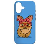 Funny Womens Red Bandana Glasses Mom Lionhead Rabbit Lover Case for iPhone 17