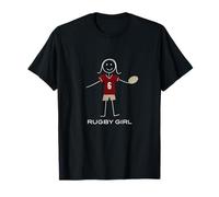 Funny Womens Rugby Girl Rugby Player T-Shirt
