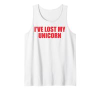Funny Women's Sassy Naughty I've Lost My Unicorn Tank Top