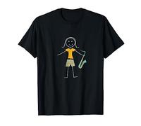 Funny Womens Saxophone Design Girl Sax Player T-Shirt