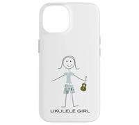 Funny Womens Ukulele Girl Ukulele Player Case for iPhone 14