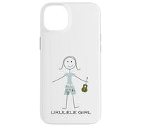 Funny Womens Ukulele Girl Ukulele Player Case for iPhone 14 Plus