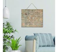Funny Wood Sign Plaque It Doesn't Matter Where You're Going It's Who You Have Beside You Country Wood Plaque Sign Quote Motivational Vintage Nautical Maps Home Décor Signs for Living Room House 10x12