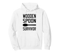 Funny Wooden Spoon Survivor Baby Boomer Humor Text Design Pullover Hoodie