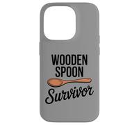 Funny Wooden Spoon Survivor Childhood Memories Humor Case for iPhone 14 Pro