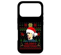 Funny Woodrow president Wilson ugly christmas sweater winter Case for iPhone 17 Pro